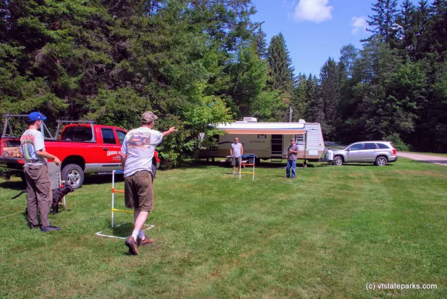 Ladder ball at New Discovery State Park