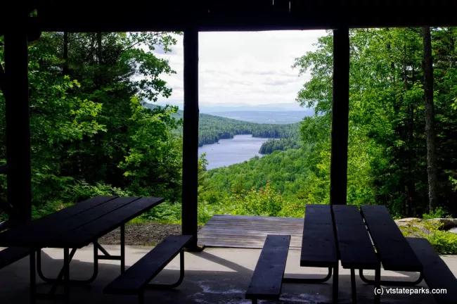 View from Owls Head pavilion at New Discovery State Park by Justin Lajoie