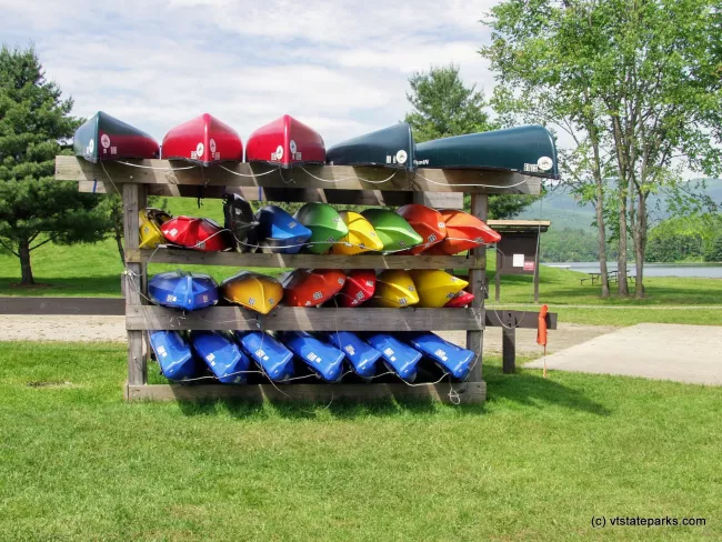 Boat rentals at Waterbury Center State Park