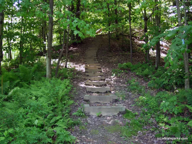 Walkway at Waterbury Center State Park