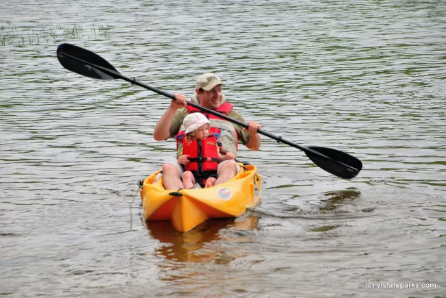 Kayacking at Ricker Pond State Park