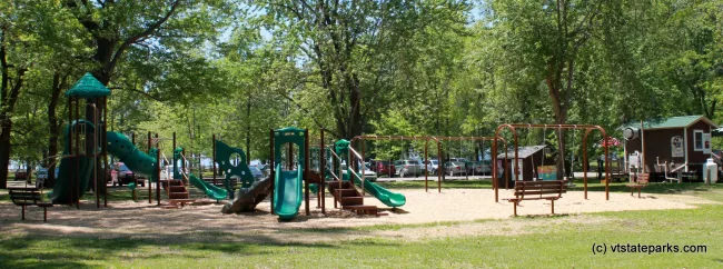 Playground panorama at Sand Bar State Park by Meghan Lynch