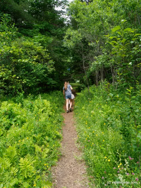 Taking a walk at Silver Lake State Park by Kristy Willey
