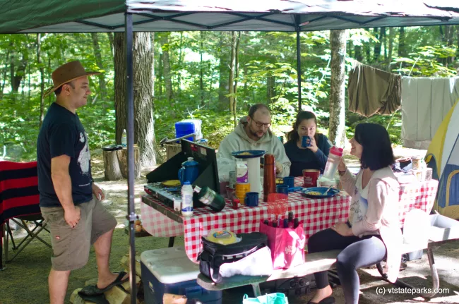 Campers at Townshend State Park by Molly Stromoski