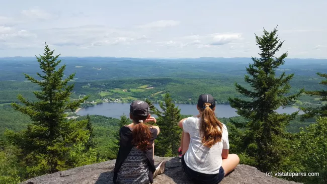 Taking in the view of Lake Elmore by Matt Turmel.