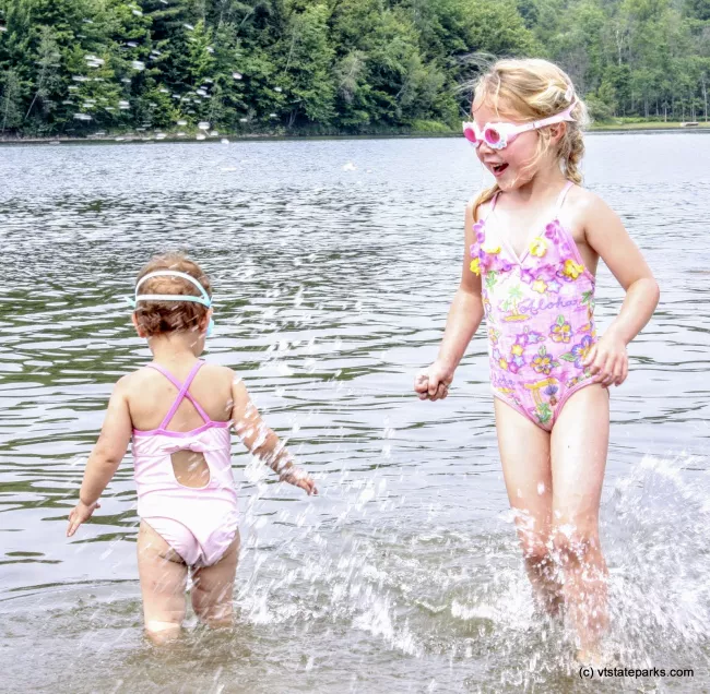 Waterbury Center State Park has a great swimming area for kids