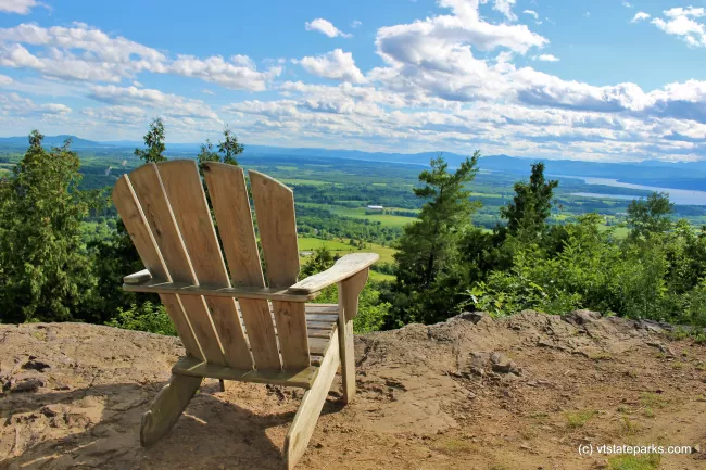 What a place to sit at Mt Philo for the view by Olivia Wolf