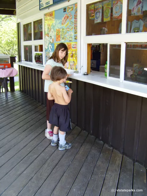 Summer ice cream from the snack bar at Boulder Beach State Park by Michelle Boucher