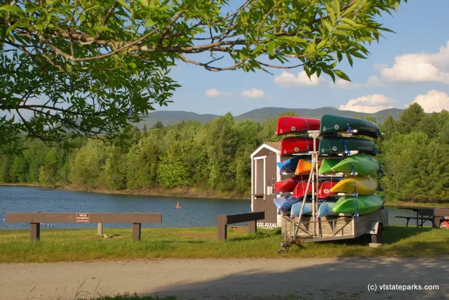 Boat rentals are Waterbury Center State Park