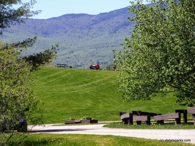 Picnic on the hill at Waterbury Center State Park