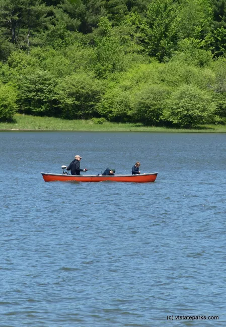 Fishing at Waterbury Center State Park