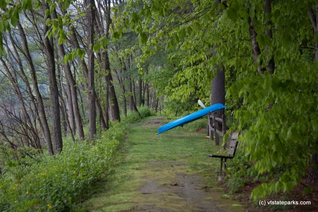 Nice path with waterview at Wilgus State Park by Tara Schatz