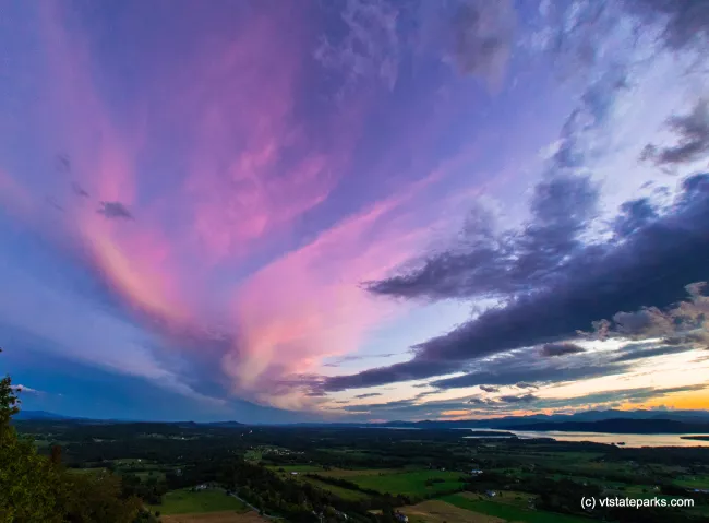 Such a beutiful sky at Mt Philo State Park by Stan Semuski
