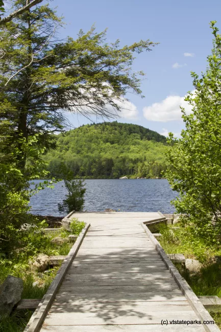 Sturdy dock at Kettle Pond State Park by Karalyn Mark