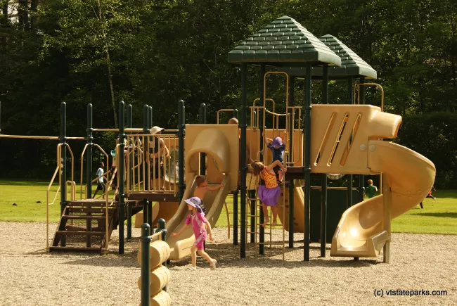 Playground at Camp Plymouth State Park by James La Morder