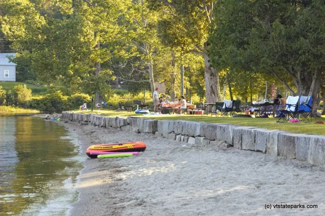 Crystal Lake Beach area