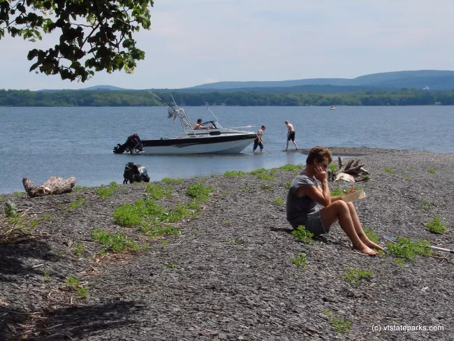 Summer day at Woods Island State Park by Sara Hayes