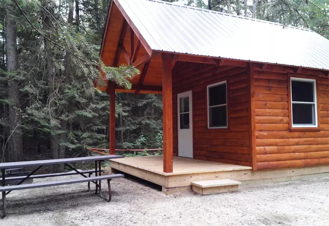 Cabin at Brighton State Park