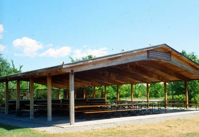 Button Bay pavilion