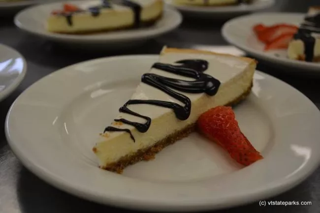 Yummy dessert from Seyon Lodge State Park