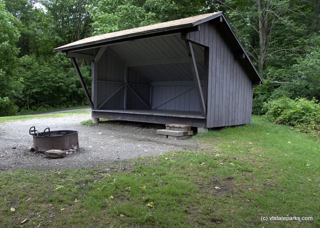 lean to at Elmore State Park