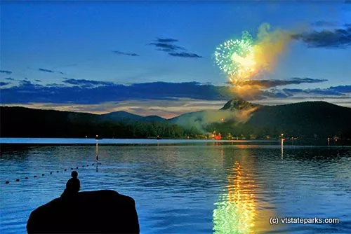 Fireworkd from Boulder Beach State Park