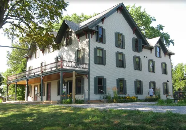 The recently renovated Rocky Point House now serves as a museum and function area