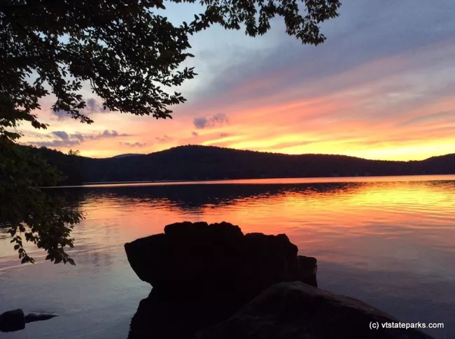 Water color from sunrise at Maidstone State Park by Jennifer Seymour