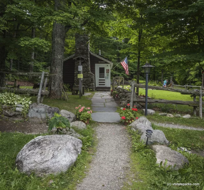 The park office at Underhill State Park by Jesse Keck
