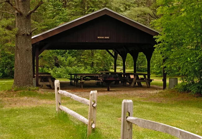 Camp Plymouth Wedding Grove Pavilion