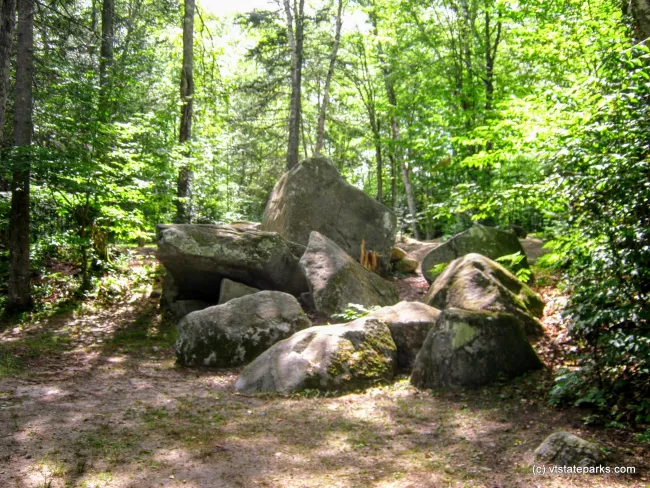 Tumbled boulders at Big Deer State Park by Matt Parsons
